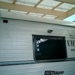 Wind deflector painted