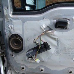 door panel removed
