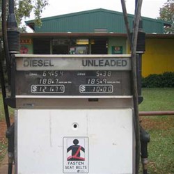 price of diesel Hells gate