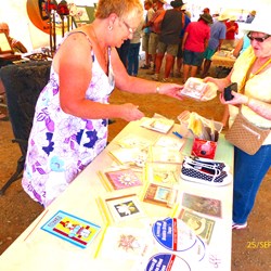 Sue & Louise on Market Day