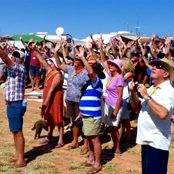 Waiting for the Helicopter to Arrive