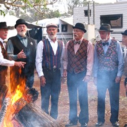 Wonderful fun from the Barber Shop Quartet