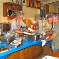 Spit Roast about to be served