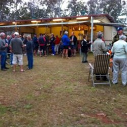 Gathering around for happy hour