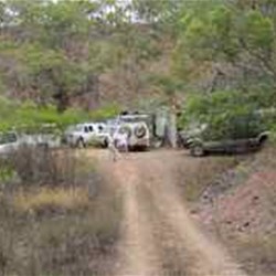 Limited parking at entry to Herberton Tin Mine