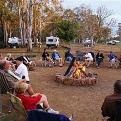 Crowd around the firepit getting smaller