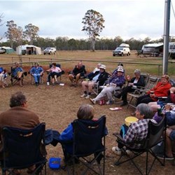 Crowd around the firepit getting smaller