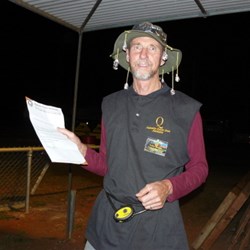 Pete with the winning voucher fro Watts2C