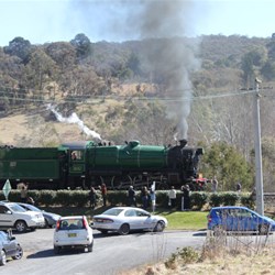 Steam Train Leaving Rydal Station
