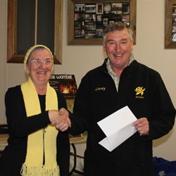 President Pam with Linsey of Rydal Village Assn