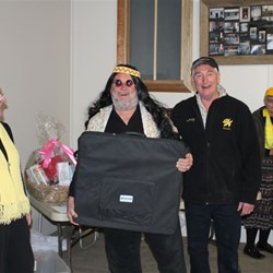 Harry Wins the Portable Solar Panel Raffle