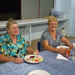 Show Society Staff at the Catered Meal