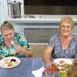 Show Society Staff at the Catered Meal