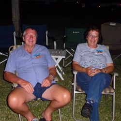 Harry and Jan (Harry & Jan) enjoy a night under the stars on their first BOG outing