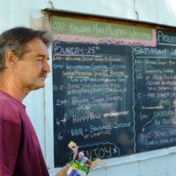 Lance (Sunseekers) thinking about what events are to come