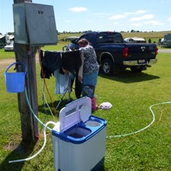 Irene (Ricketa) mastering the new twintub