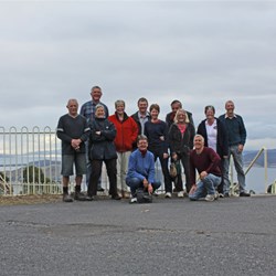 on the way to the boat ride on bruny island