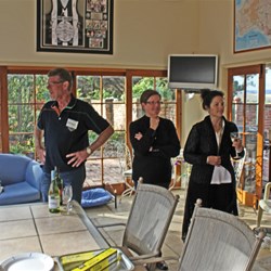 more drinks in the summer house