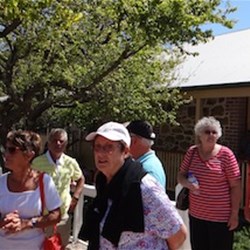 Some of the group on the guided tour.