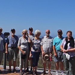 Some of the group admiring the view.
