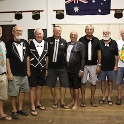 All the boys who participated in dressing for the occassion.