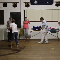 After dinner we had a skit of Cinderalla with a bit of a twist.  Here is Cinderella with stepsisters, Dorcas & Beulah, and the wicked stepmother makin