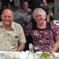 Rex and Sue having a good time.