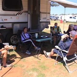 Out in the camping area