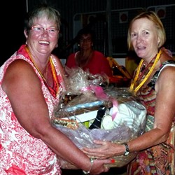 Sue & Raffle Winner, Jen