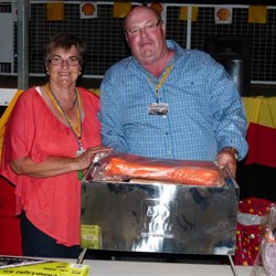 Dianne & Raffle Winner, Scott