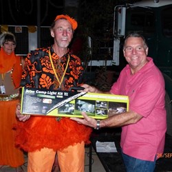 Brian (SIM) & Raffle Winner, Pete