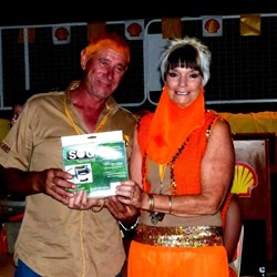 Meg & Raffle Winner, Mal