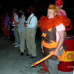 Petria, waiting for her Grand Entrance