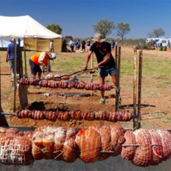 Setting Up & Cooking the Spit Roast