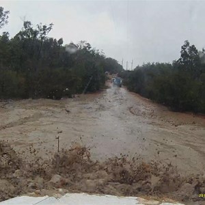 Water on the track