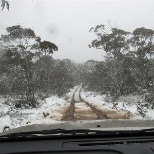 Approaching the trig point