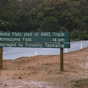 Murchison Hwy (A10) & Montezuma Falls Access