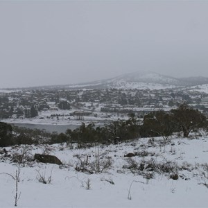 View west over Jindabyne July 05