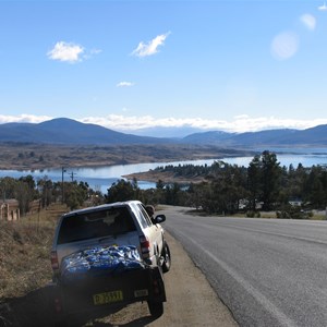 View north over lake from Barry Way