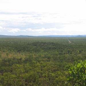 Landscape to NE note Kakadu Hwy