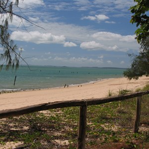 Wharf piers looking towards Seisia