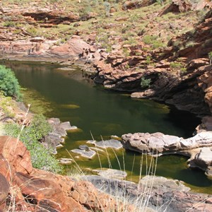 Swimming hole slimy Sept 05