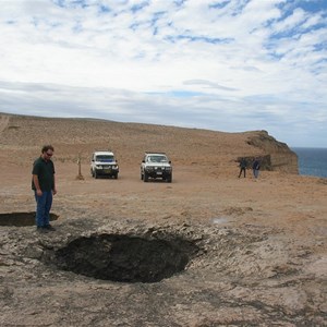 False Entrance Blowholes and Cliffs