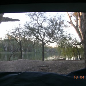 Torrumbarry Weir Camping Area near Echuca. Vic