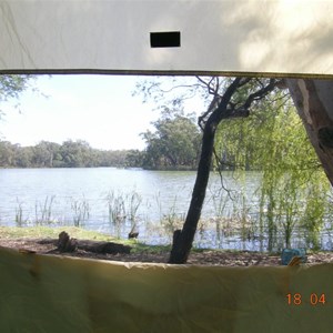 Torrumbarry Weir Camping Area near Echuca. Vic