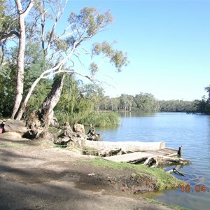 Torrumbarry Weir Camping Area near Echuca. Vic