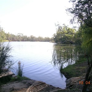 Torrumbarry Weir Camping Area near Echuca. Vic