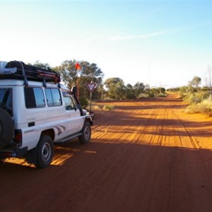 Anne Beadell Hwy & Aboriginal Business Rd