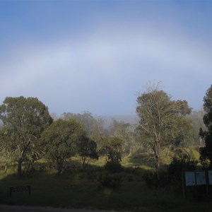 Rare fog bow