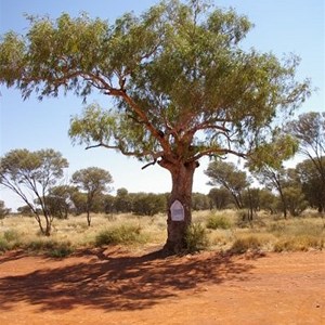Len Beadell's Tree & Plaque